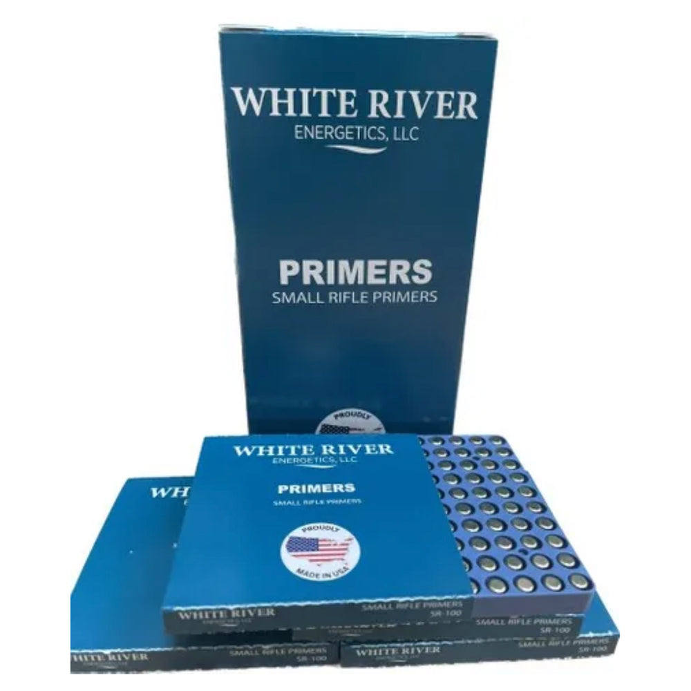 White River Small Rifle Primer - 1000/Brick