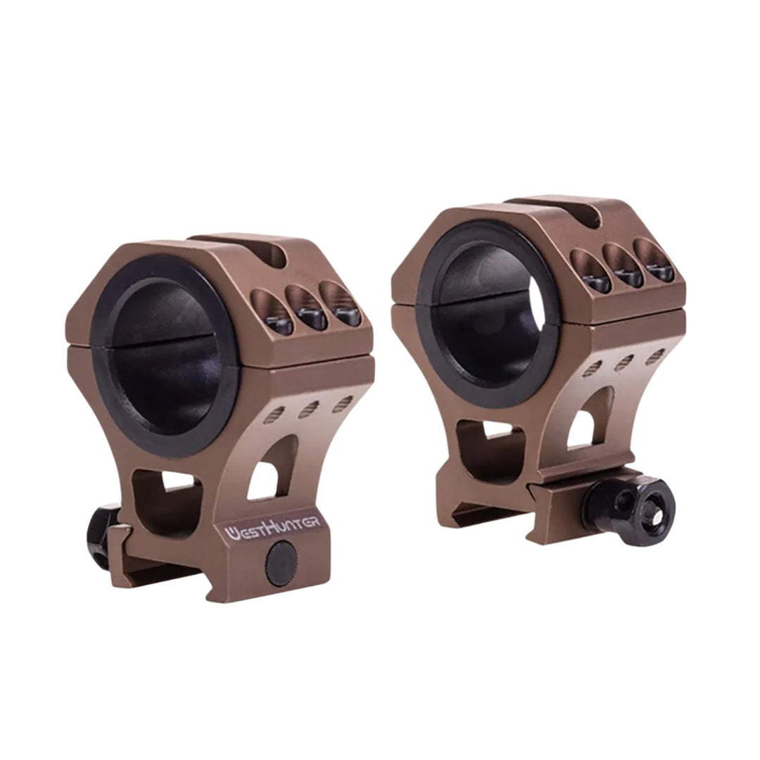 West Hunter Picatinny Scope Rings - 25.4/30mm Low Profile