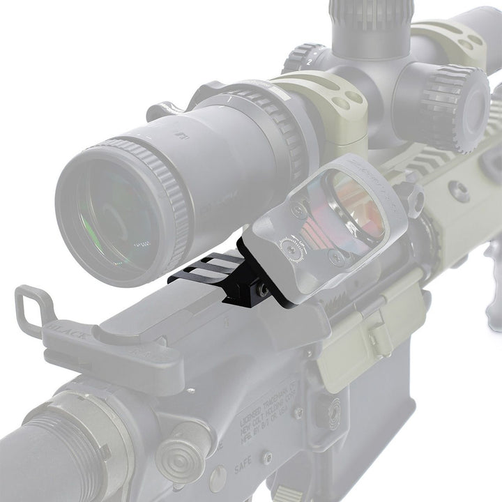 Warne Offset Red Dot Reflex Riser - Right Hand - 45degrees