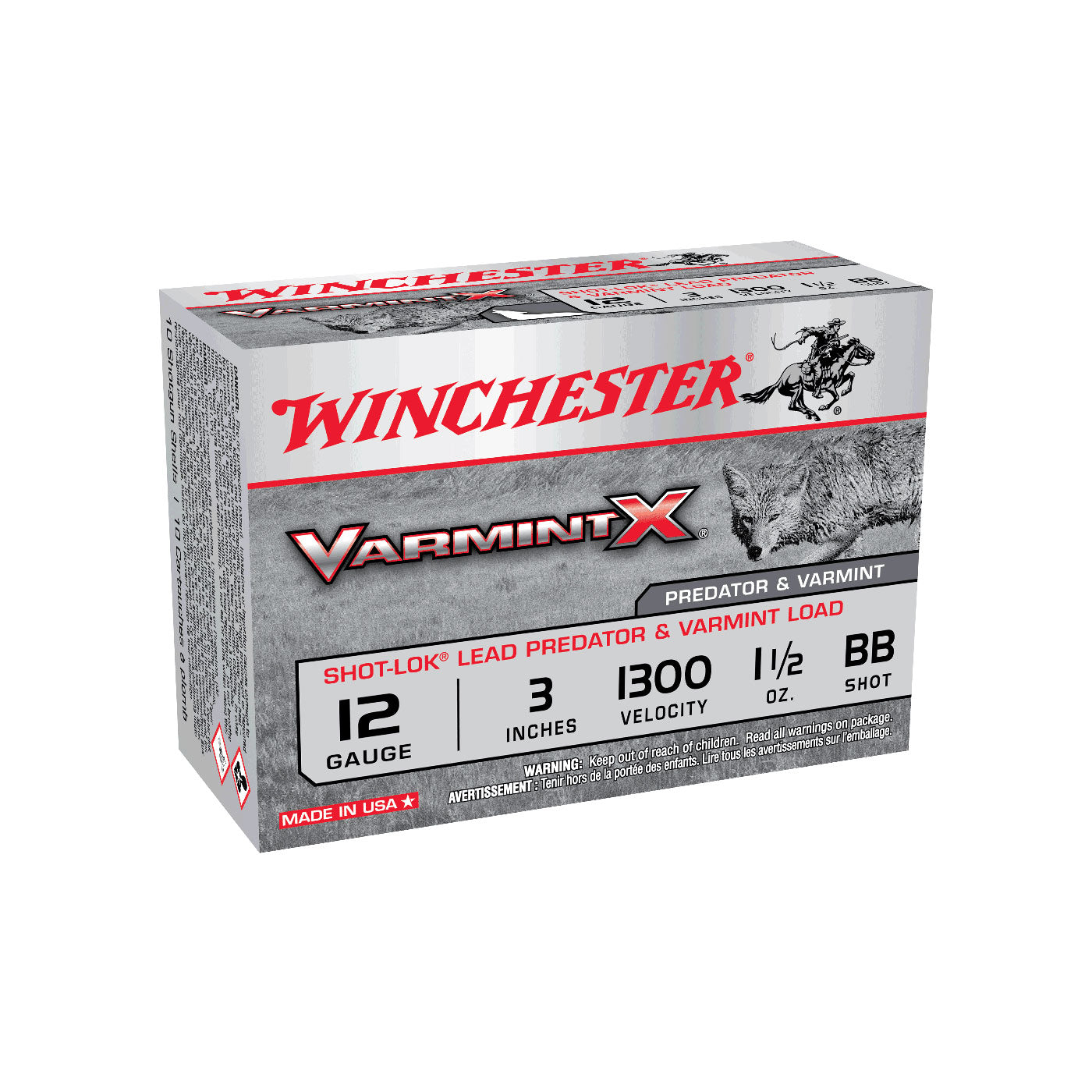 Winchester VARMINT X 12G BB 3in Shot Shell Ammo - 10 Rounds – Venture ...