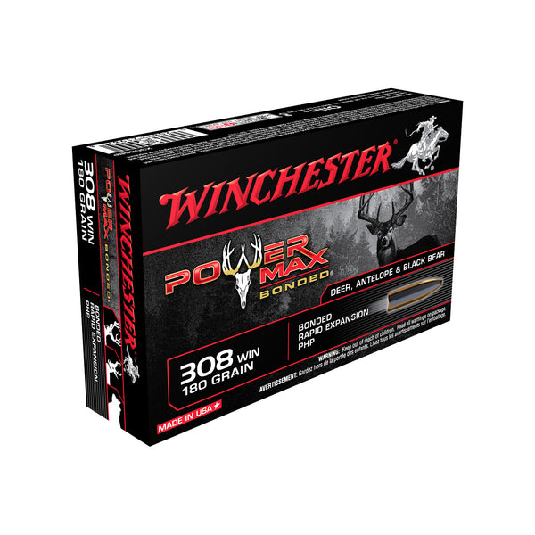 Winchester .308 WIN Powermax Centrefire Ammo - 20 pack