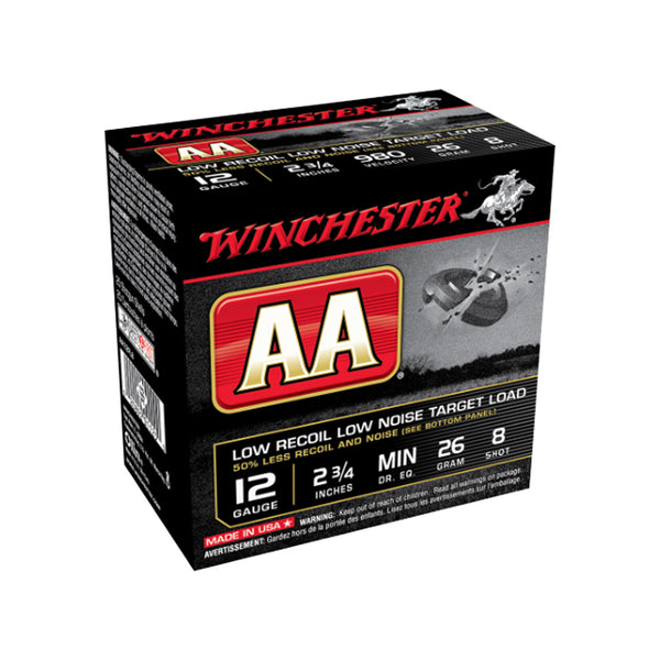 Winchester AA Featherlite 12G 8 2-3/4in 26gm - 25 Rounds