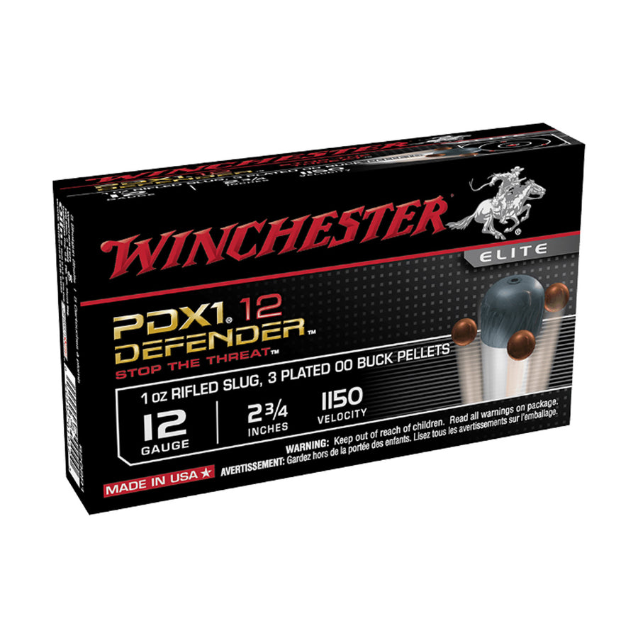 Winchester PDX1 Supreme Elite 12G 2-3/4in Slug/3xOO Buck - 10 Rounds