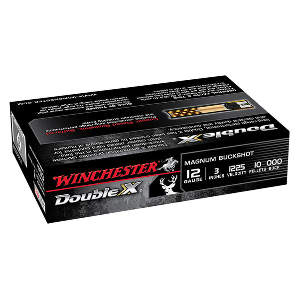Winchester Buckshot 12G Shot shell Ammo - OOO - 3in - 10 pellet - 5 Rounds