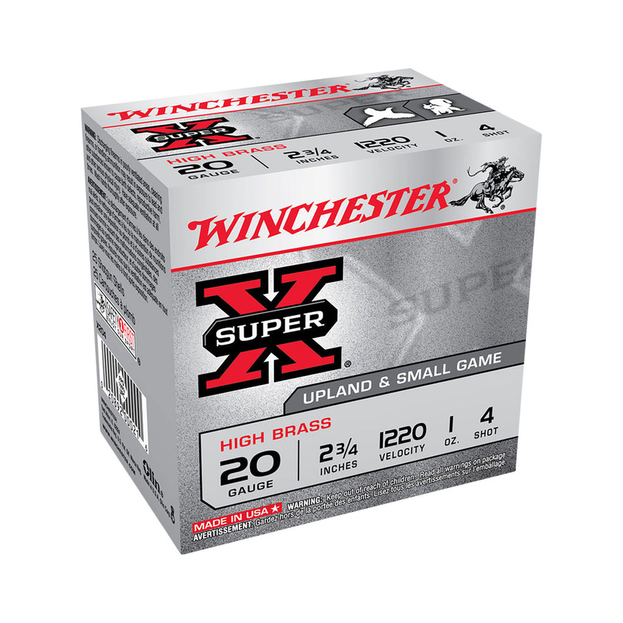 Winchester Super X 20G 4 2-3/4in 28gm HS Shotshell - 25 Rounds