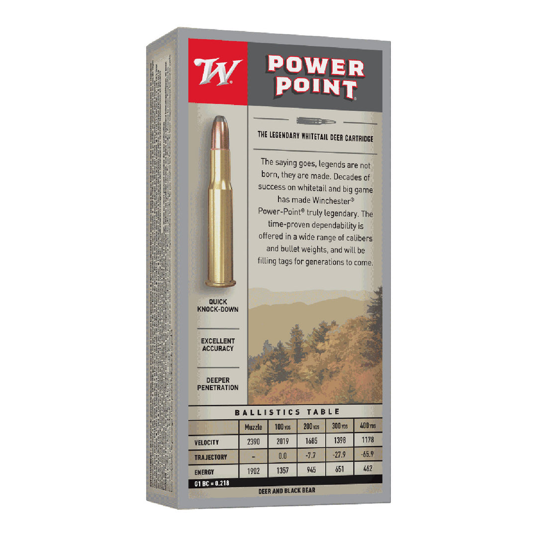 Winchester Power Point Centrefire Ammo - .30-30 WIN - 20 Rounds
