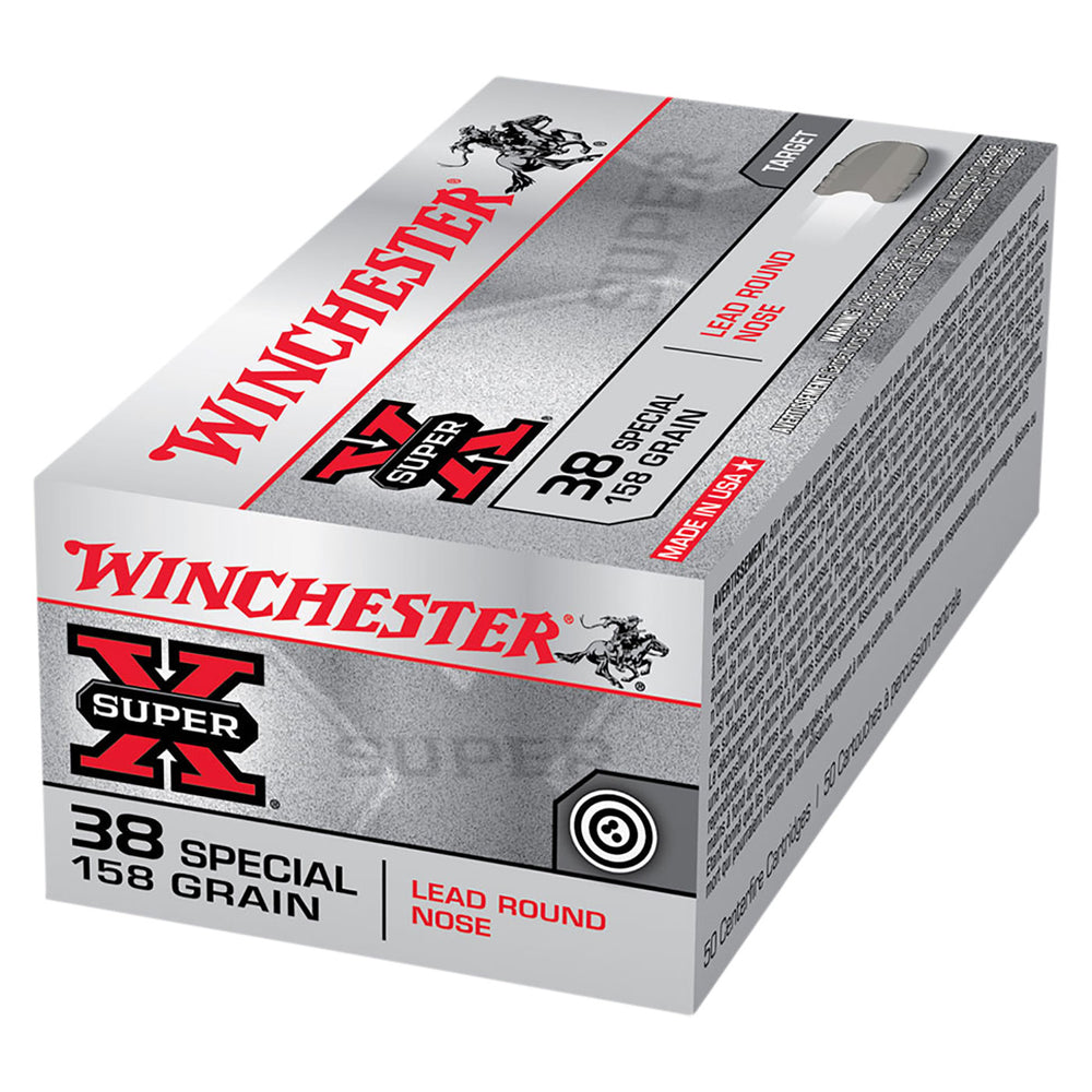Winchester Super X 38SP 158gr LRN Shotshell - 50 Rounds .38 Special