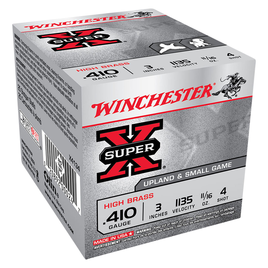 Winchester Super X .410G 4 3in 19gm Shotshell - 25 Rounds