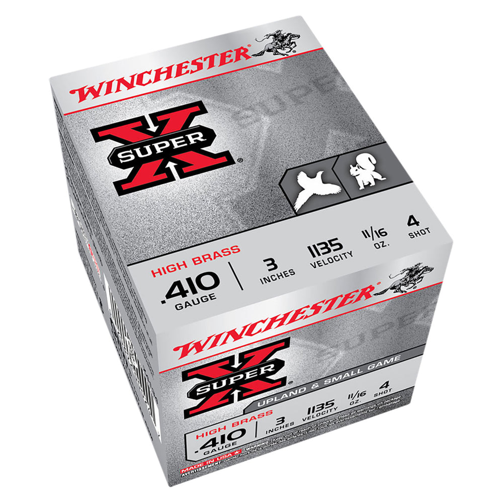 Winchester Super X 410G 4 3in 19gm Shotshell - 25 Rounds 410 GAUGE