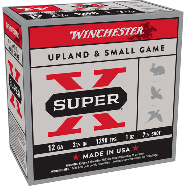 Winchester Super X 12 Gauge 7.5 - 2 3/4 1oz Shot Shell - 250 Round Slab