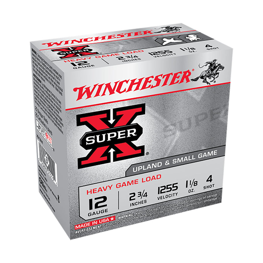 Winchester Super X 12G 4Shot 2-3/4in 32g Shotshell - 25 Rounds