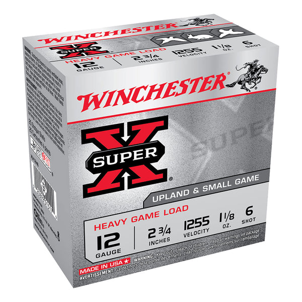 Winchester Super X 12G 6 2-3/4in 32gm Shotshell - 25 Rounds