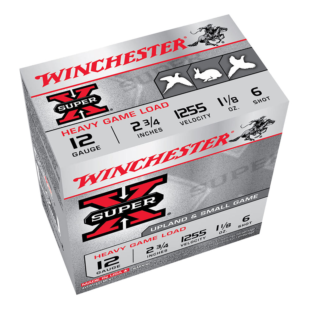 Winchester Super X 12G 6 2-3/4in 32gm Shotshell - 25 Rounds 12 GAUGE