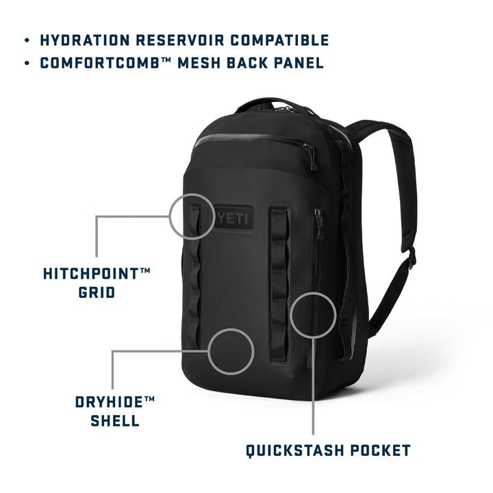 YETI Cayo All-Weather 35L Backpack - Black