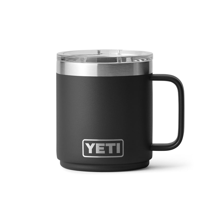 YETI Rambler 10oz (296ml) Stackable Mug with Durasip Ceramic Lining - Black