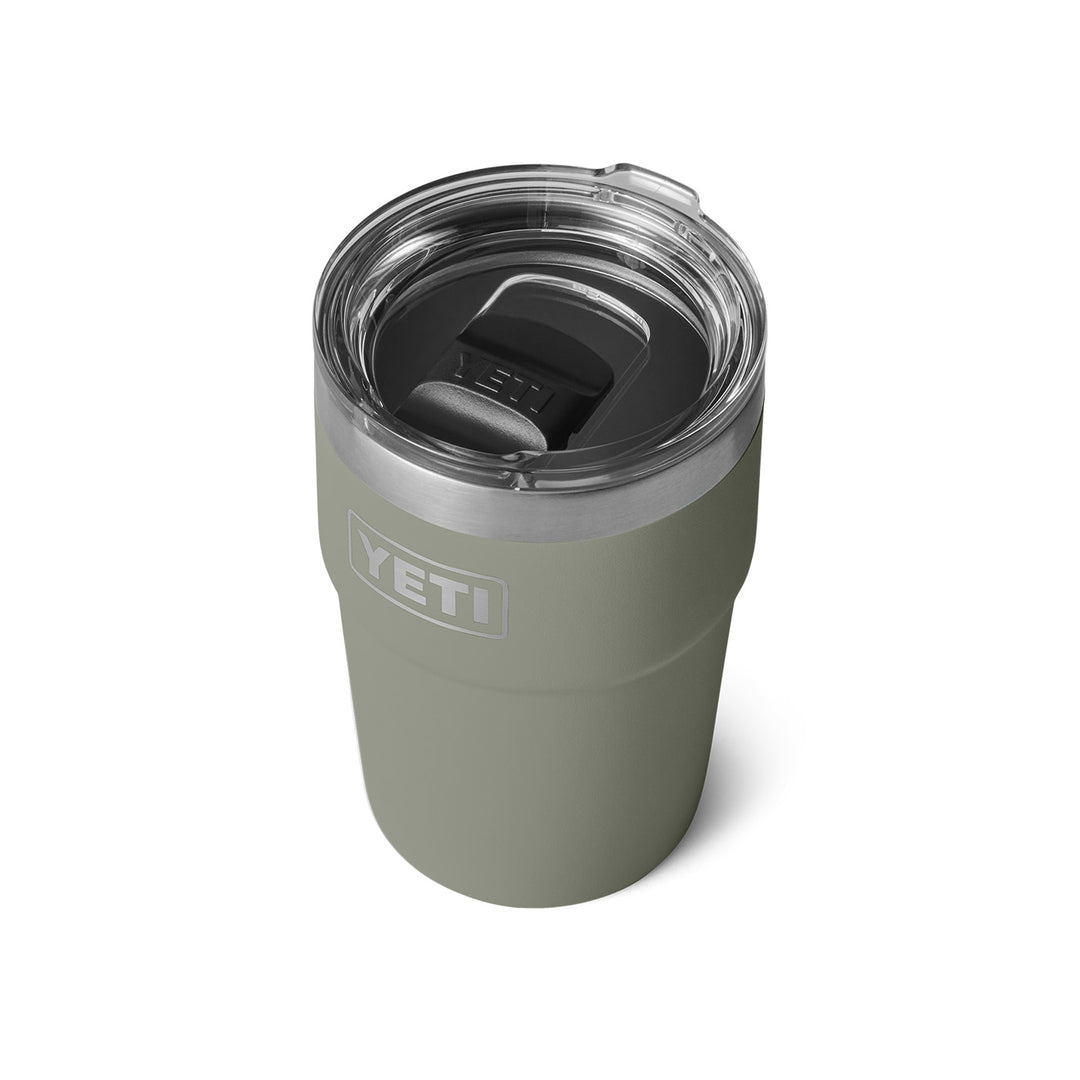 YETI Rambler 16oz (473ml) Stackable Cup with Magslider Lid - Pampa Green