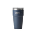 YETI Rambler 20oz (591ml) Stackable Cup with Magslider Lid - Black — 591ml / Navy