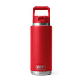 YETI Rambler 26oz (769ml) Straw Bottle - Navy — 769ml / Rescue Red