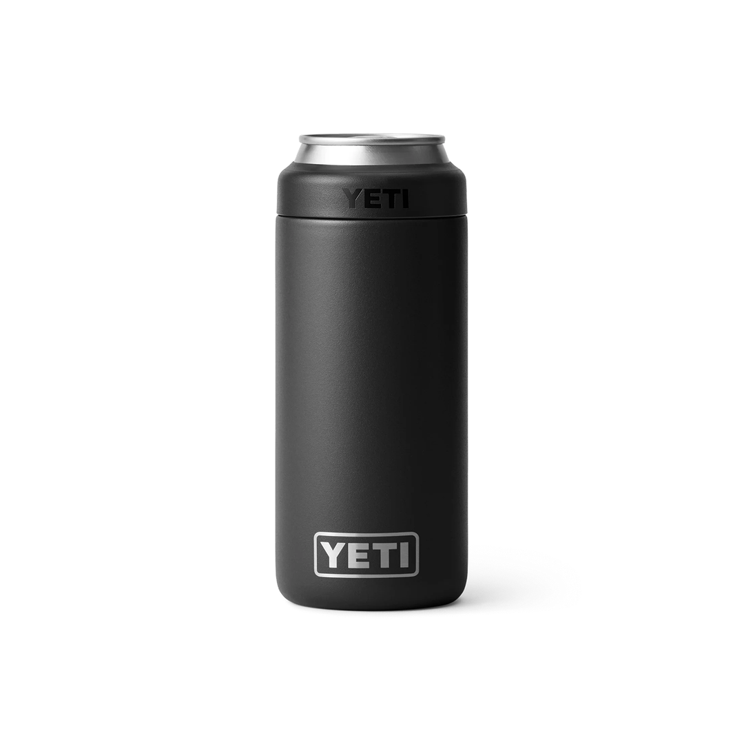 YETI Rambler 355ml Colster Slim Can Cooler - Black