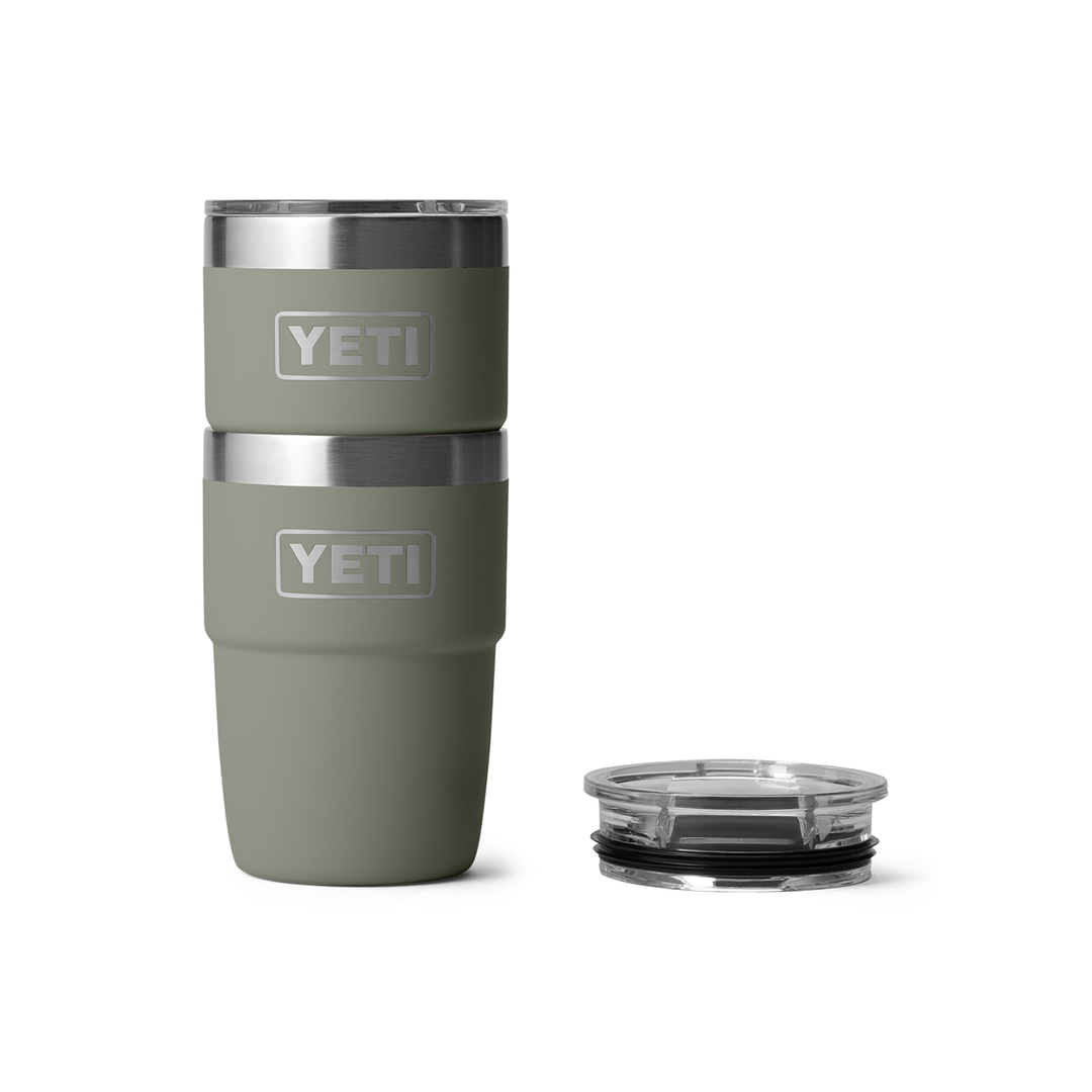 YETI Rambler 8oz (236ml) Stackable Cup with Magslider Lid - Pampa Green