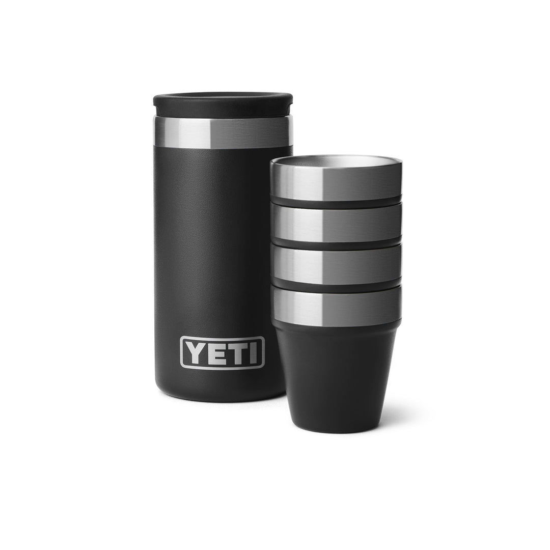 YETI Shot Glasses & Case with Carrying Case - Black