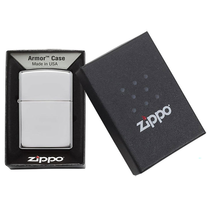 Zippo Armor High Polish Chrome Windproof Lighter