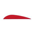 Bohning Bronco Vanes - 4inch - 100 Pack — 4 inches / Red