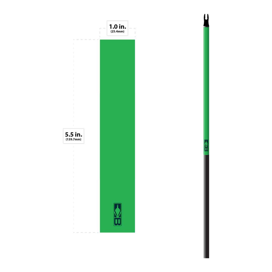 bohning solid color arrow wraps 55 inch for small diameter up to 1764 inch 13pk 14802970102 venture 10