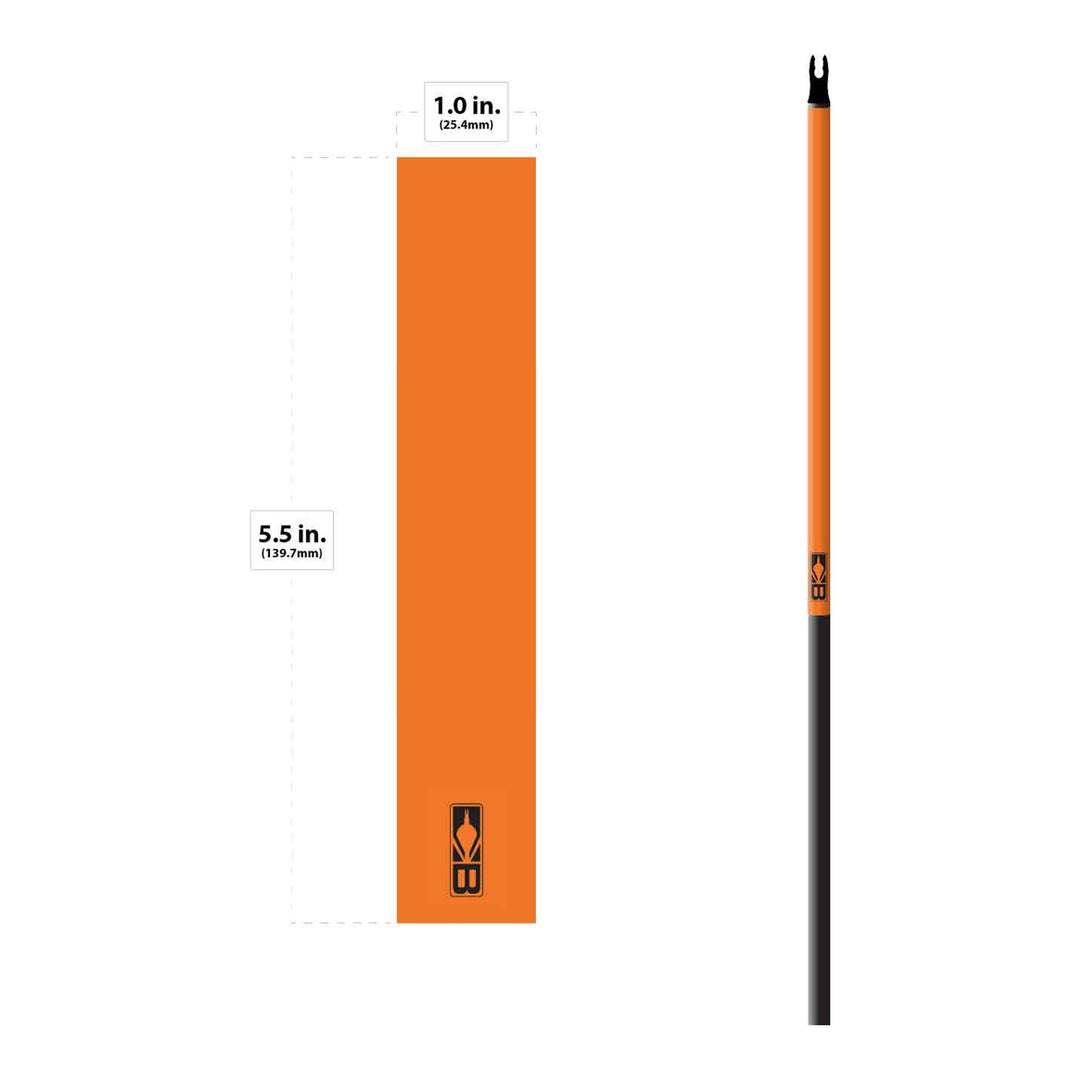 bohning solid color arrow wraps 55 inch for small diameter up to 1764 inch 13pk 14802970102 venture 11