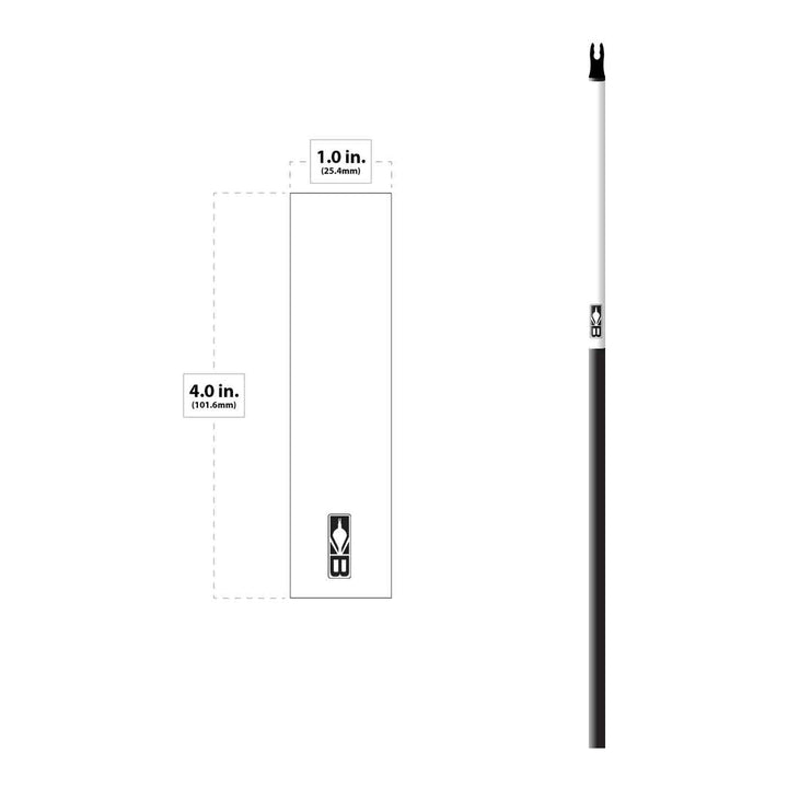 bohning solid color arrow wraps 55 inch for small diameter up to 1764 inch 13pk 14802970102 venture 8