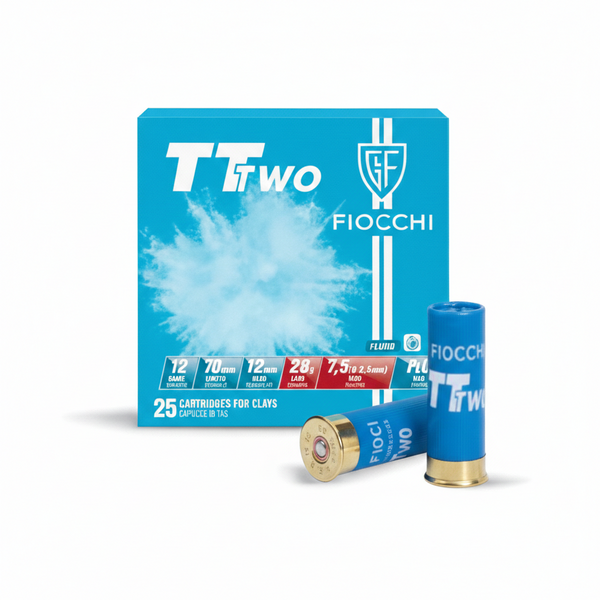 Fiocchi TT TWO 12G 24GR 7.5 1375FPS Shot Shell - 250 Round Slab