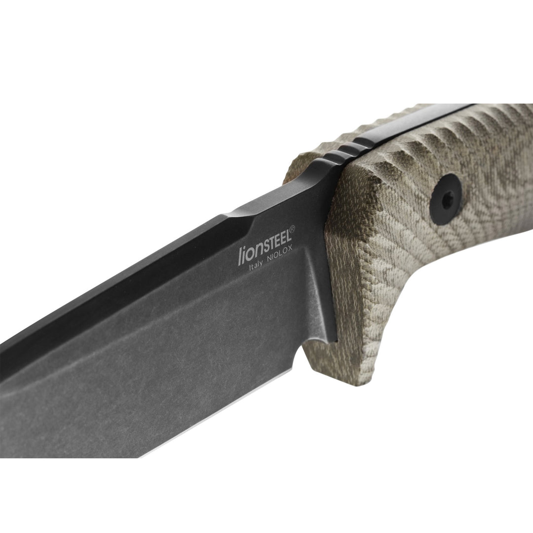LionSteel T5 Fixed Blade Survival Knife 13cm - Niolox