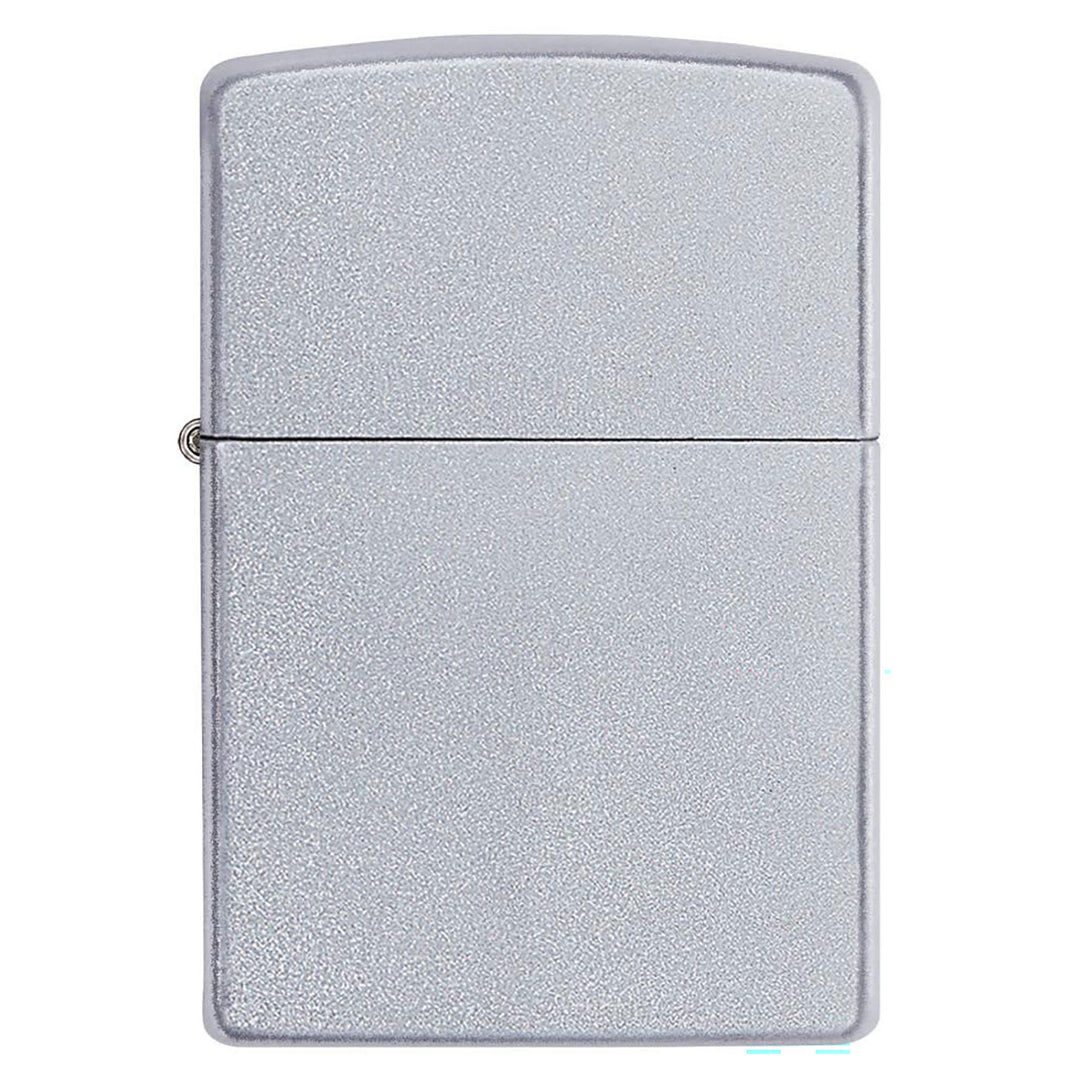 Zippo Satin Chrome Lighter - Outdoor