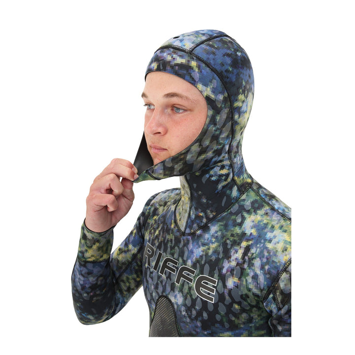riffe mens bommi tek 35mm lined 2 piece wetsuit wbt venture 6