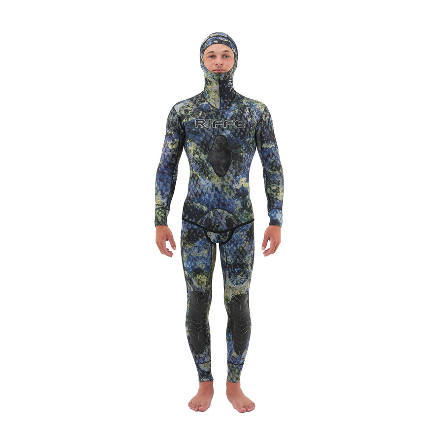 riffe mens bommi tek 5mm lined 2 piece wetsuit wbt venture 1