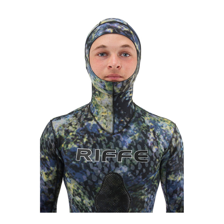 riffe mens bommi tek 5mm lined 2 piece wetsuit wbt venture 8