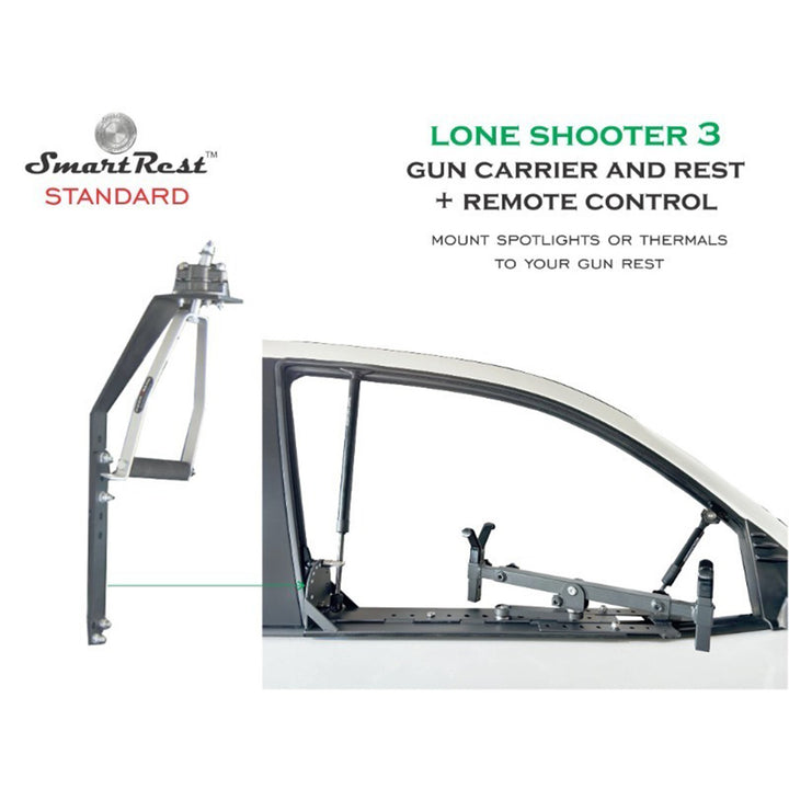 SmartRest Lone Shooter 3 Standard Car Kit