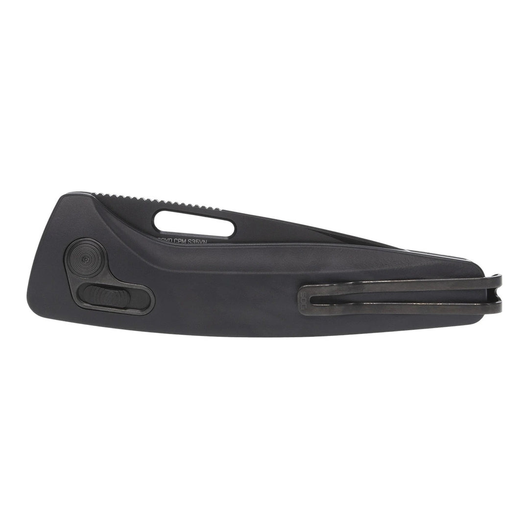 sog one zero xr black aluminium handle folding knife 12 73 03 57 venture 5