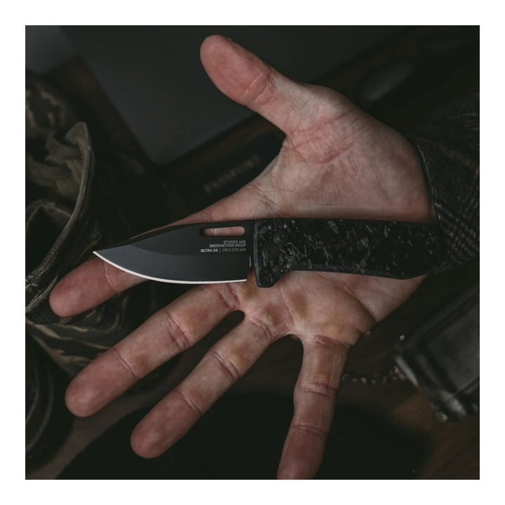 sog ultra xr xhp blackout folding knife 12 63 05 57 venture 6